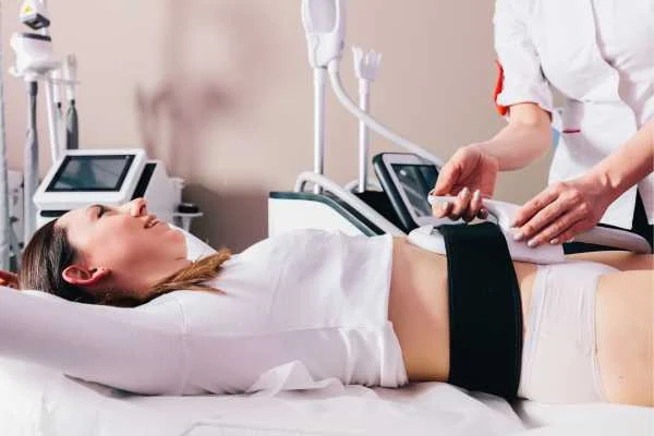 woman having body sculpting to help improve her body image and her mental health Upton Park
